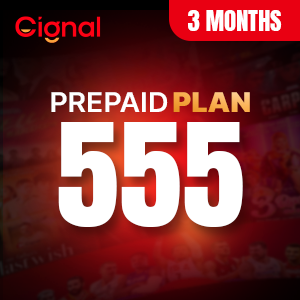 CIGNAL PREPAID PLAN (3 months) 555