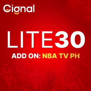 CIGNAL LITE ADD-ON: NBA TV PH 30