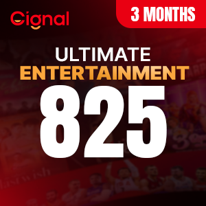 CIGNAL ULTIMATE ENTERTAINMENT (3 months) 825