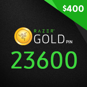 RAZER GOLD US 23600 (USD 400)