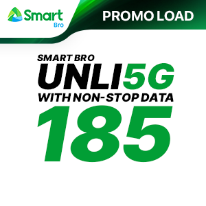SMART BRO UNLI 5G with NON-STOP DATA 185