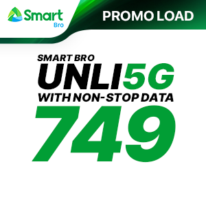 SMART BRO UNLI 5G with NON-STOP DATA 749