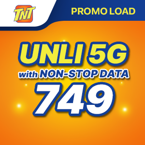 TNT UNLI 5G with NON-STOP DATA 749